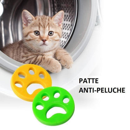 Anti poils animaux machine à laver - Patte Anti-peluche