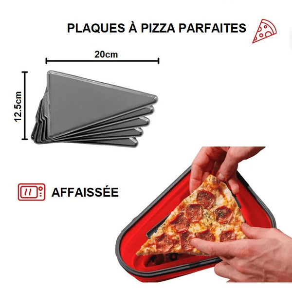 Boîte à Pizza Réutilisable - Récipient Pliable