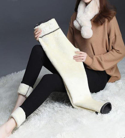 Legging en laine Polaire Femme pour Hiver